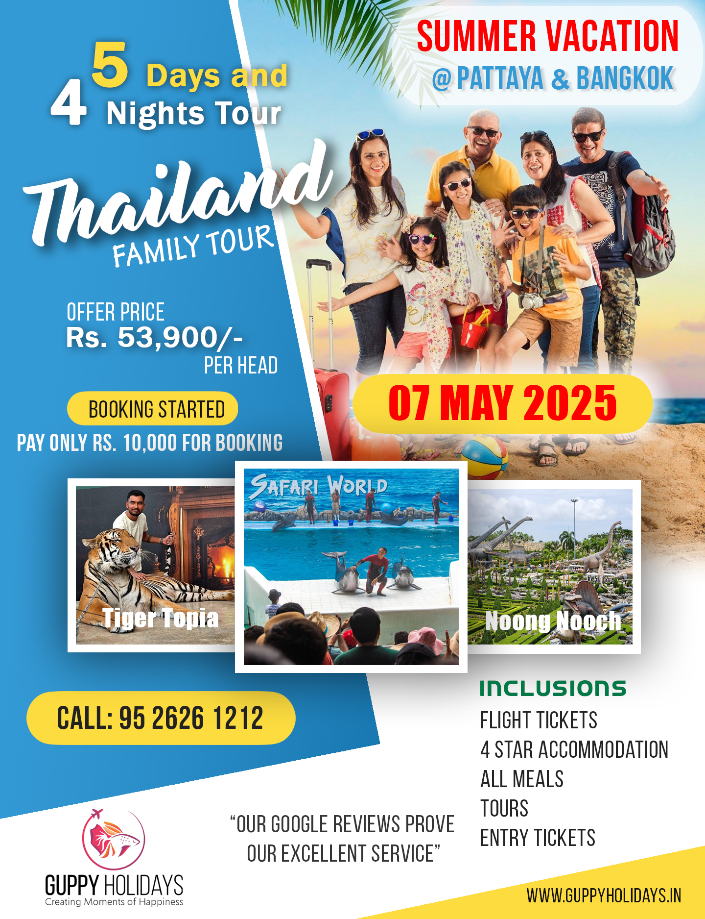 Thailand Tour tour package from Thrissur